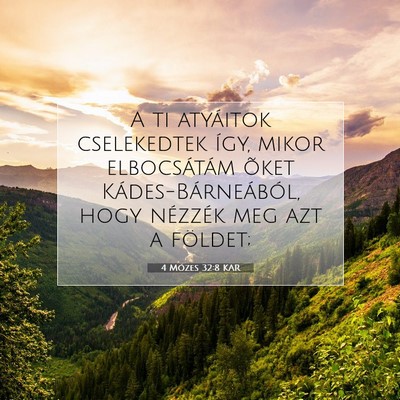 4 Mózes 32:8 Bibliai vers magyarázata