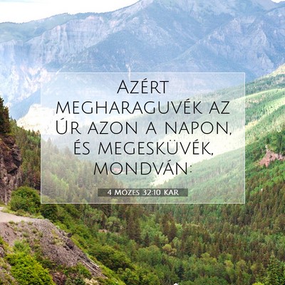 4 Mózes 32:10 Bibliai vers magyarázata