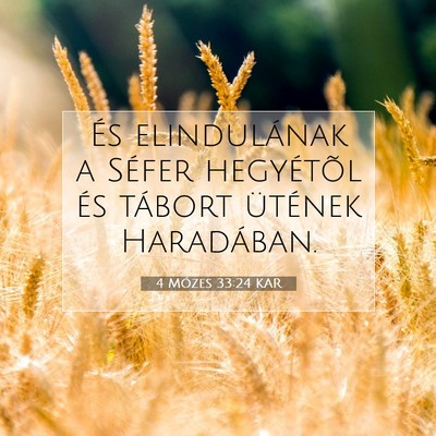 4 Mózes 33:24 Bibliai vers magyarázata