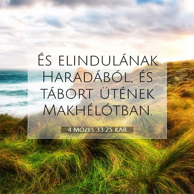 4 Mózes 33:25 Bibliai vers magyarázata