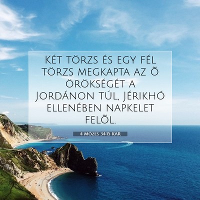 4 Mózes 34:15 Bibliai vers magyarázata