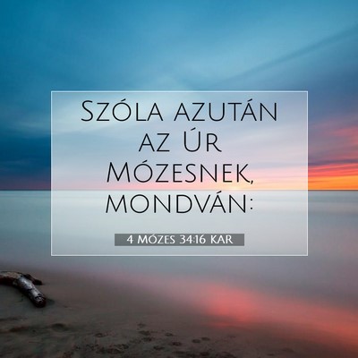 4 Mózes 34:16 Bibliai vers magyarázata