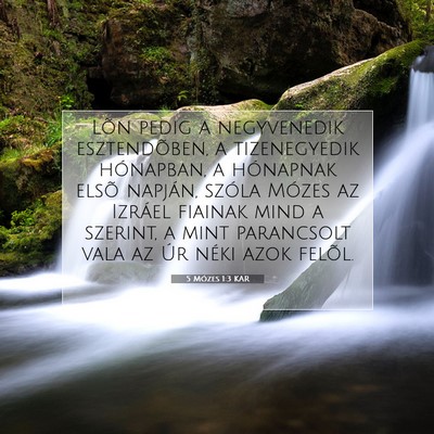 5 Mózes 1:3 Bibliai vers magyarázata