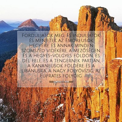 5 Mózes 1:7 Bibliai vers magyarázata
