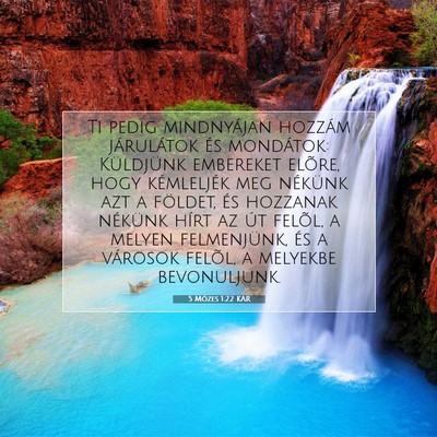 5 Mózes 1:22 Bibliai vers magyarázata