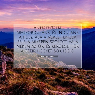 5 Mózes 2:1 KAR Bibliai verskép
