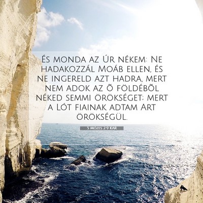 5 Mózes 2:9 KAR Bibliai verskép