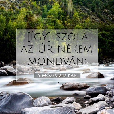 5 Mózes 2:17 Bibliai vers magyarázata