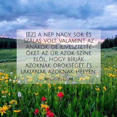 5 Mózes 2:21 KAR Bibliai verskép