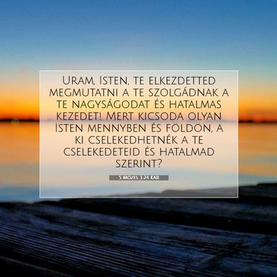 5 Mózes 3:24 KAR Bibliai verskép