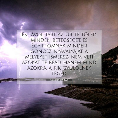5 Mózes 7:15 KAR Bibliai verskép