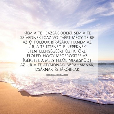 5 Mózes 9:5 KAR Bibliai verskép