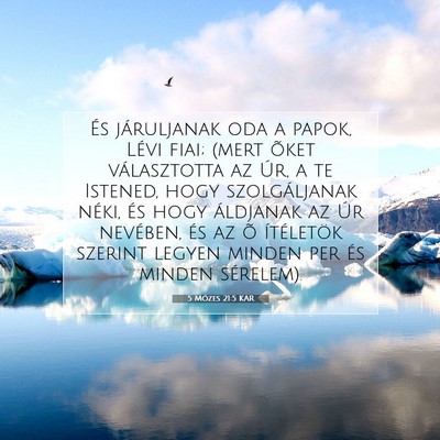 5 Mózes 21:5 KAR Bibliai verskép