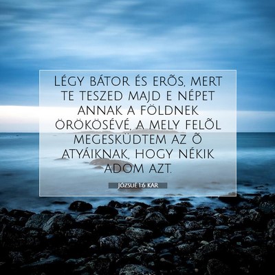 Józsué 1:6 KAR Bibliai verskép