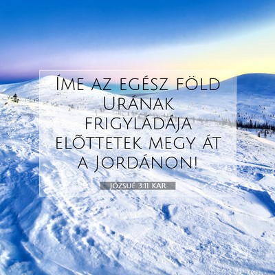 Józsué 3:11 Bibliai vers magyarázata