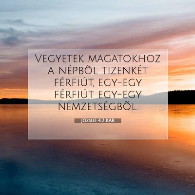 Józsué 4:2 Bibliai vers magyarázata