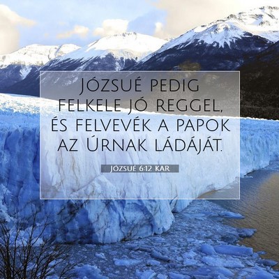 Józsué 6:12 Bibliai vers magyarázata