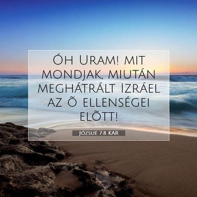 Józsué 7:8 Bibliai vers magyarázata