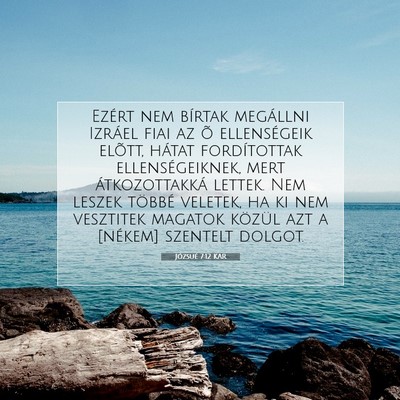 Józsué 7:12 Bibliai vers magyarázata
