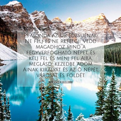 Józsué 8:1 Bibliai vers magyarázata
