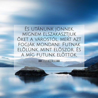 Józsué 8:6 Bibliai vers magyarázata