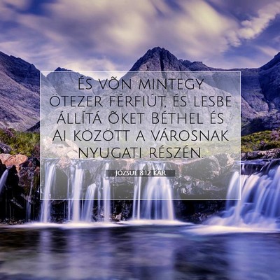 Józsué 8:12 Bibliai vers magyarázata