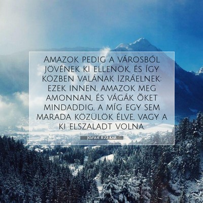 Józsué 8:22 Bibliai vers magyarázata