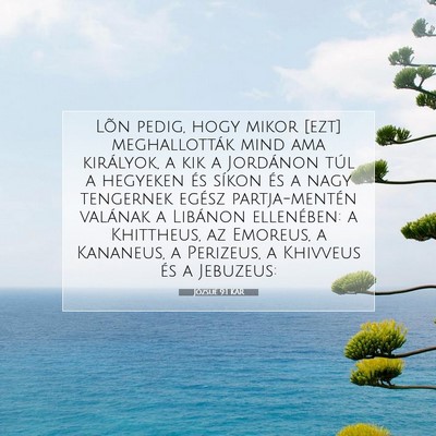 Józsué 9:1 Bibliai vers magyarázata