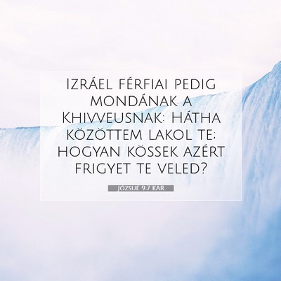 Józsué 9:7 Bibliai vers magyarázata