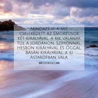 Józsué 9:10 Bibliai vers magyarázata