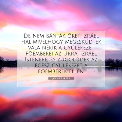 Józsué 9:18 Bibliai vers magyarázata
