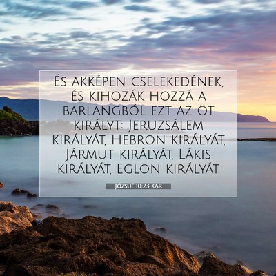 Józsué 10:23 Bibliai vers magyarázata