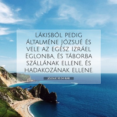Józsué 10:34 Bibliai vers magyarázata