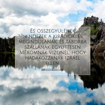Józsué 11:5 Bibliai vers magyarázata