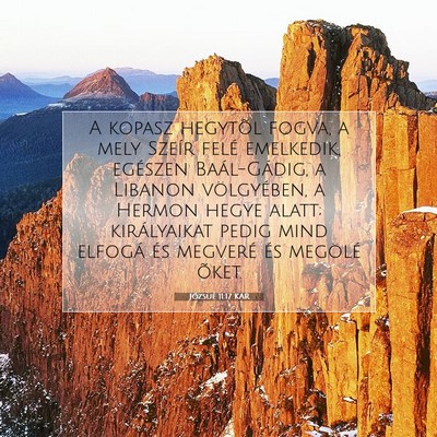 Józsué 11:17 Bibliai vers magyarázata