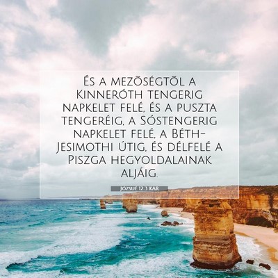 Józsué 12:3 Bibliai vers magyarázata