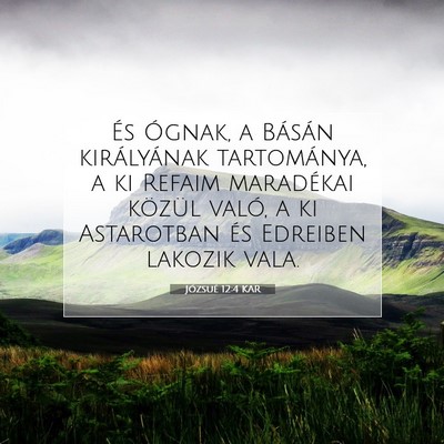 Józsué 12:4 Bibliai vers magyarázata