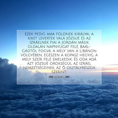 Józsué 12:7 Bibliai vers magyarázata