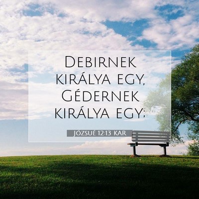Józsué 12:13 Bibliai vers magyarázata