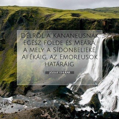 Józsué 13:4 Bibliai vers magyarázata
