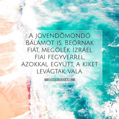Józsué 13:22 Bibliai vers magyarázata