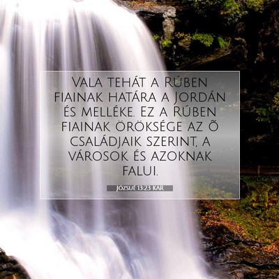 Józsué 13:23 Bibliai vers magyarázata