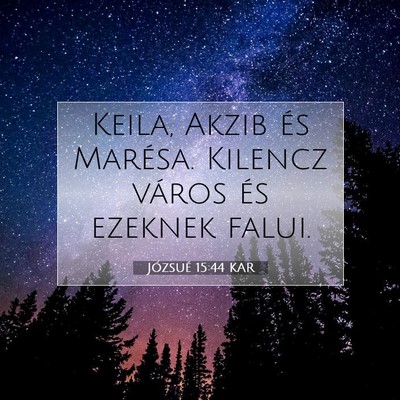 Józsué 15:44 Bibliai vers magyarázata