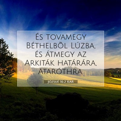 Józsué 16:2 Bibliai vers magyarázata