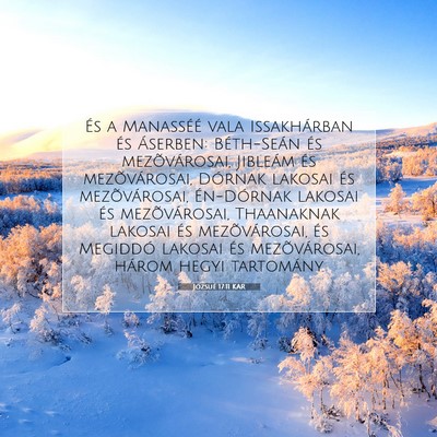 Józsué 17:11 Bibliai vers magyarázata