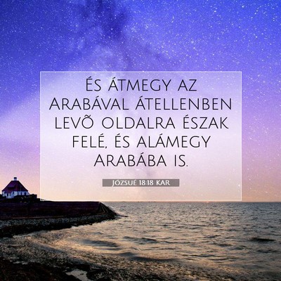 Józsué 18:18 Bibliai vers magyarázata