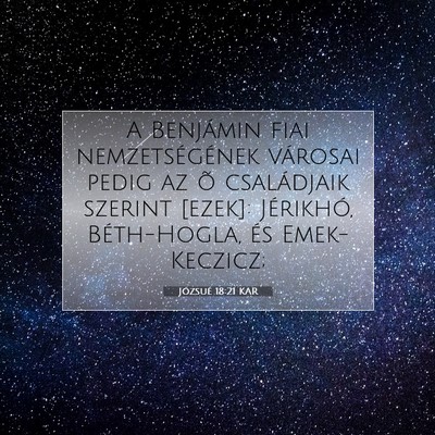 Józsué 18:21 Bibliai vers magyarázata