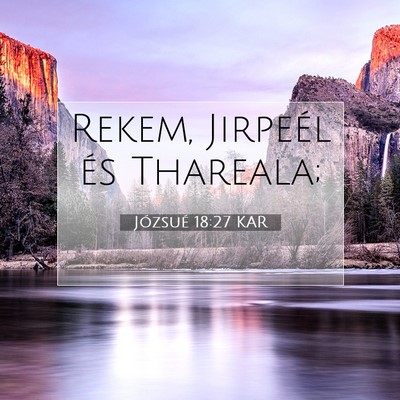 Józsué 18:27 Bibliai vers magyarázata