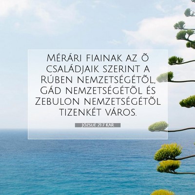 Józsué 21:7 Bibliai vers magyarázata