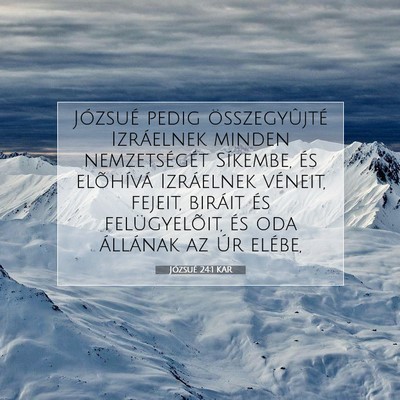 Józsué 24:1 Bibliai vers magyarázata